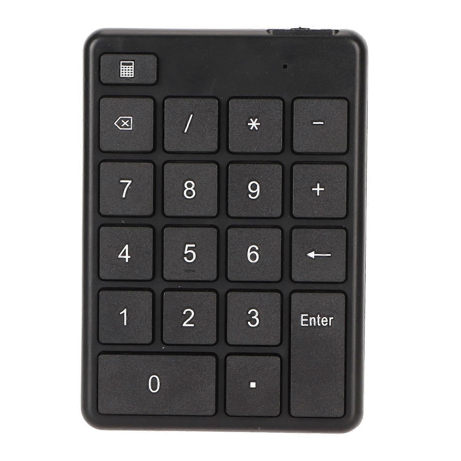 Bluetooth 5.1 Numeric Keypad 19 Keys Ergonomic Number Pads Battery Powered Financial Accounting Numb