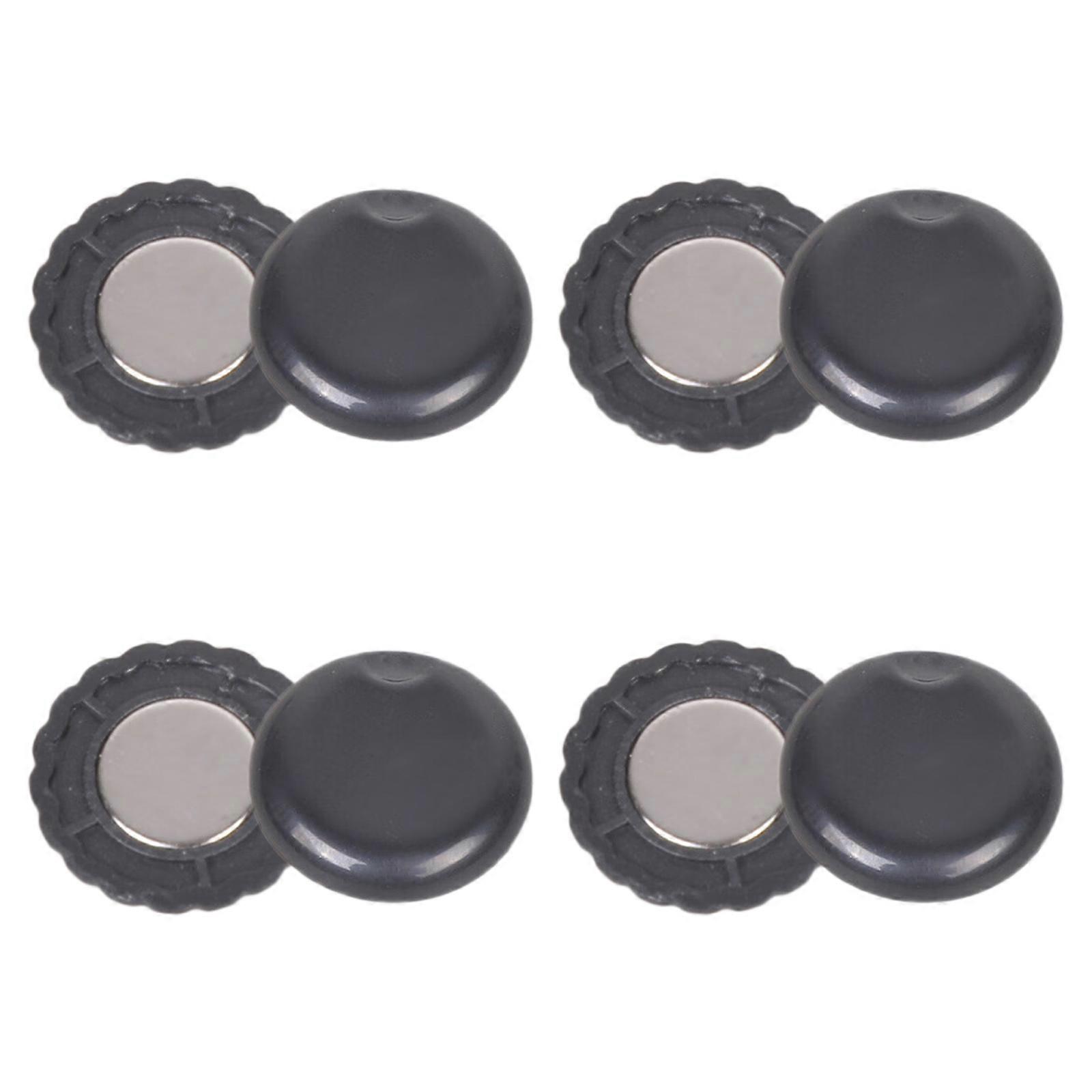 Pack of 4 Pairs Running Bib Magnetic Clip No Needle Securely Hold Lightweight Race Number Magnets Accessories Multicolor