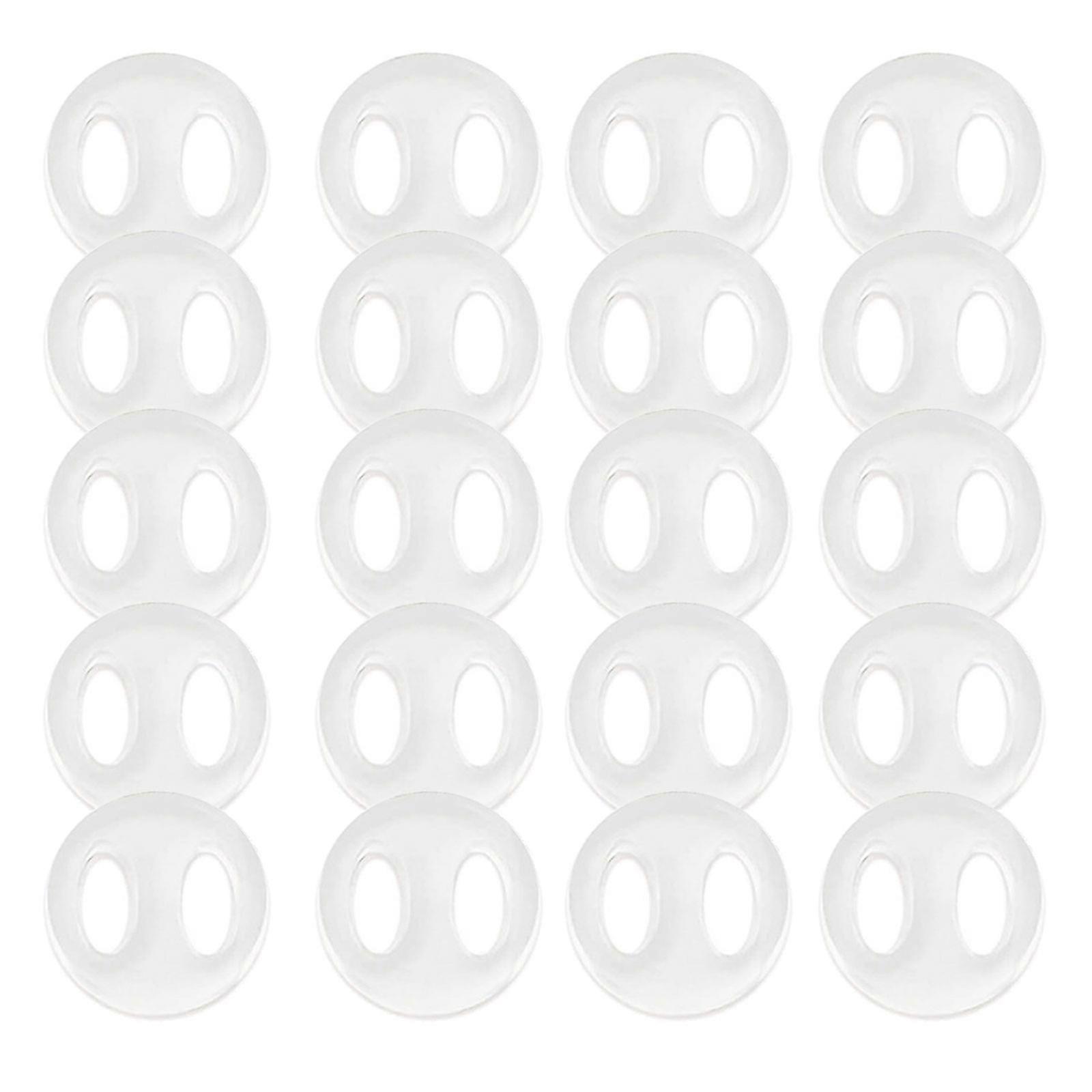 20Pcs Acrylic Buttons Attachment Hat Making Fasteners Hat Buttons Fasteners Attachment for Crafting Hat Making Multicolor