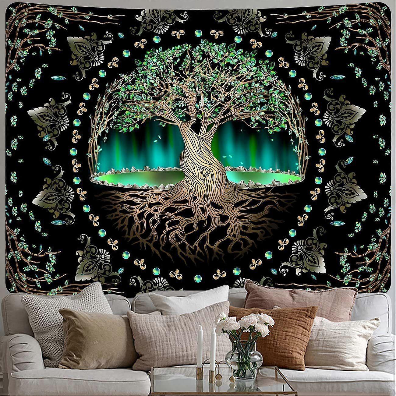 Large Life Tree Tapestry Skull Wall Hanging Bedspread Throw Blanket Tablecloth
