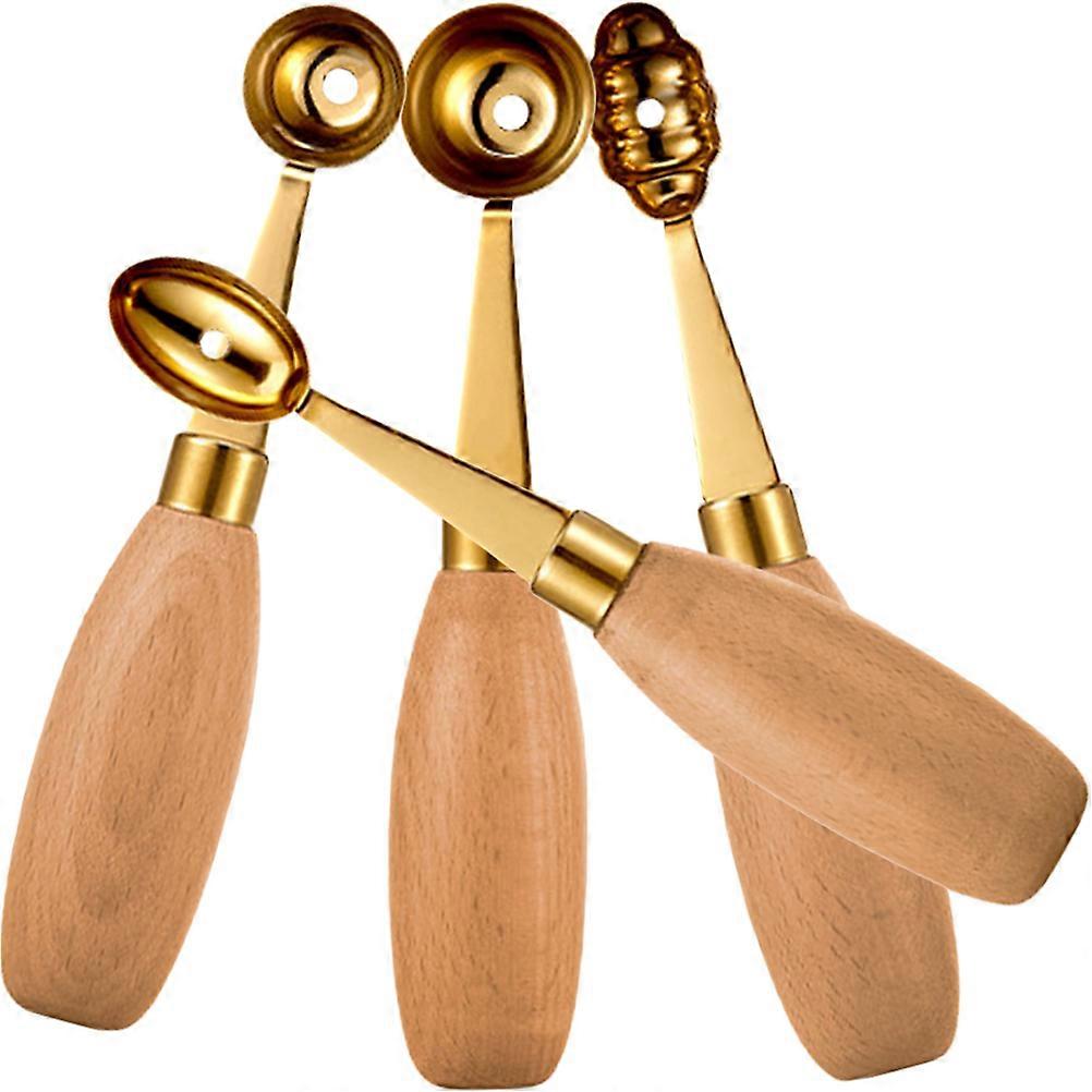 Fruit Scooper Tool Simple Design Restaurant Tools 16x3x3cm 4Set