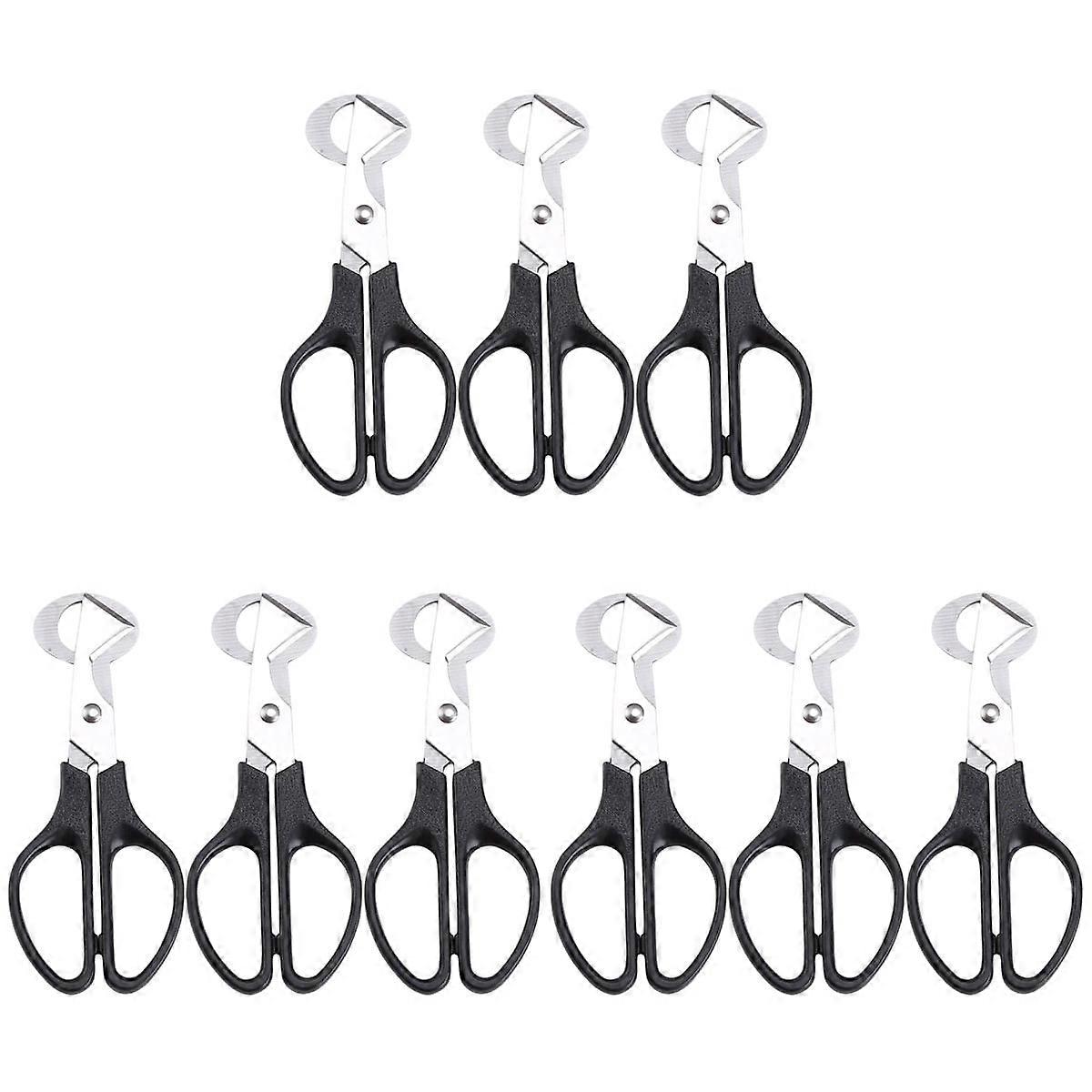 9 Pcs Quail Eggs Cutters Quail Egg Openers Kitchen Pigeon Egg Scissor Egg Open Scissors