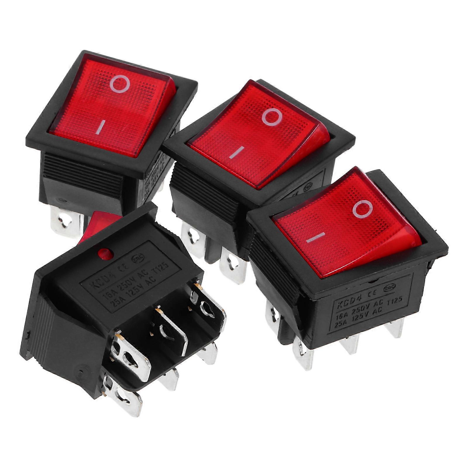 Easy Install Engine Rocker Switch Generator Control for Replacement 4Pcs