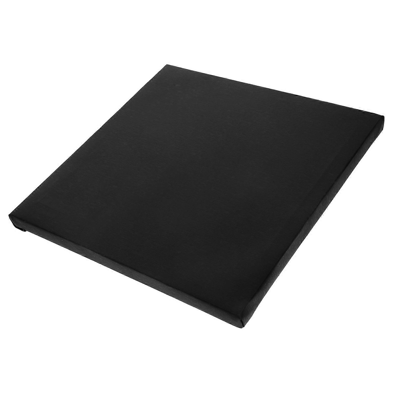 Black Canvas for Painting Cotton Canvas Boards for Acrylic Use with Wooden Frame