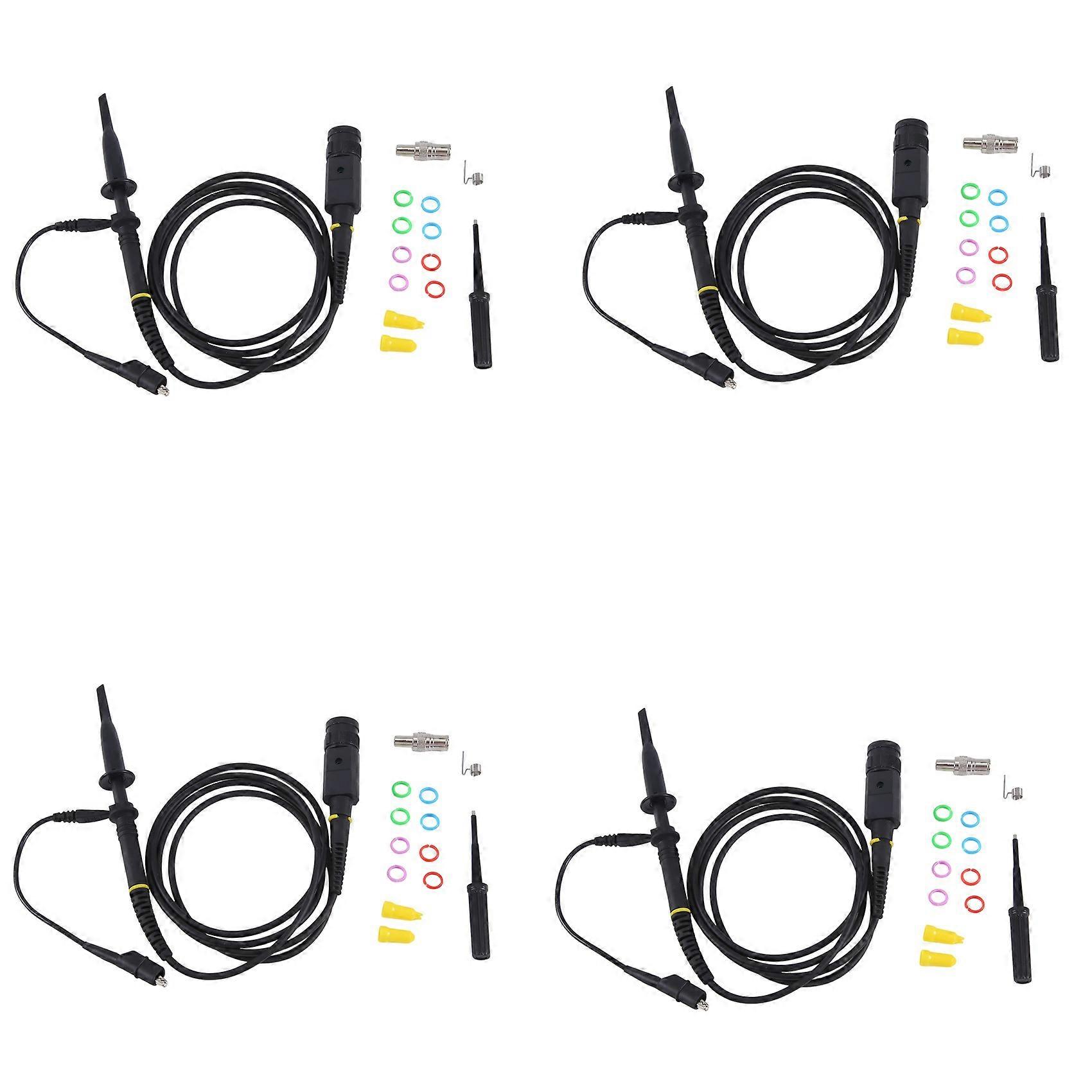 4X P6500B 500MHz Oscilloscope Probe 10X 300V High Precision Test Probe 120cm for Tektronix Oscilloscope