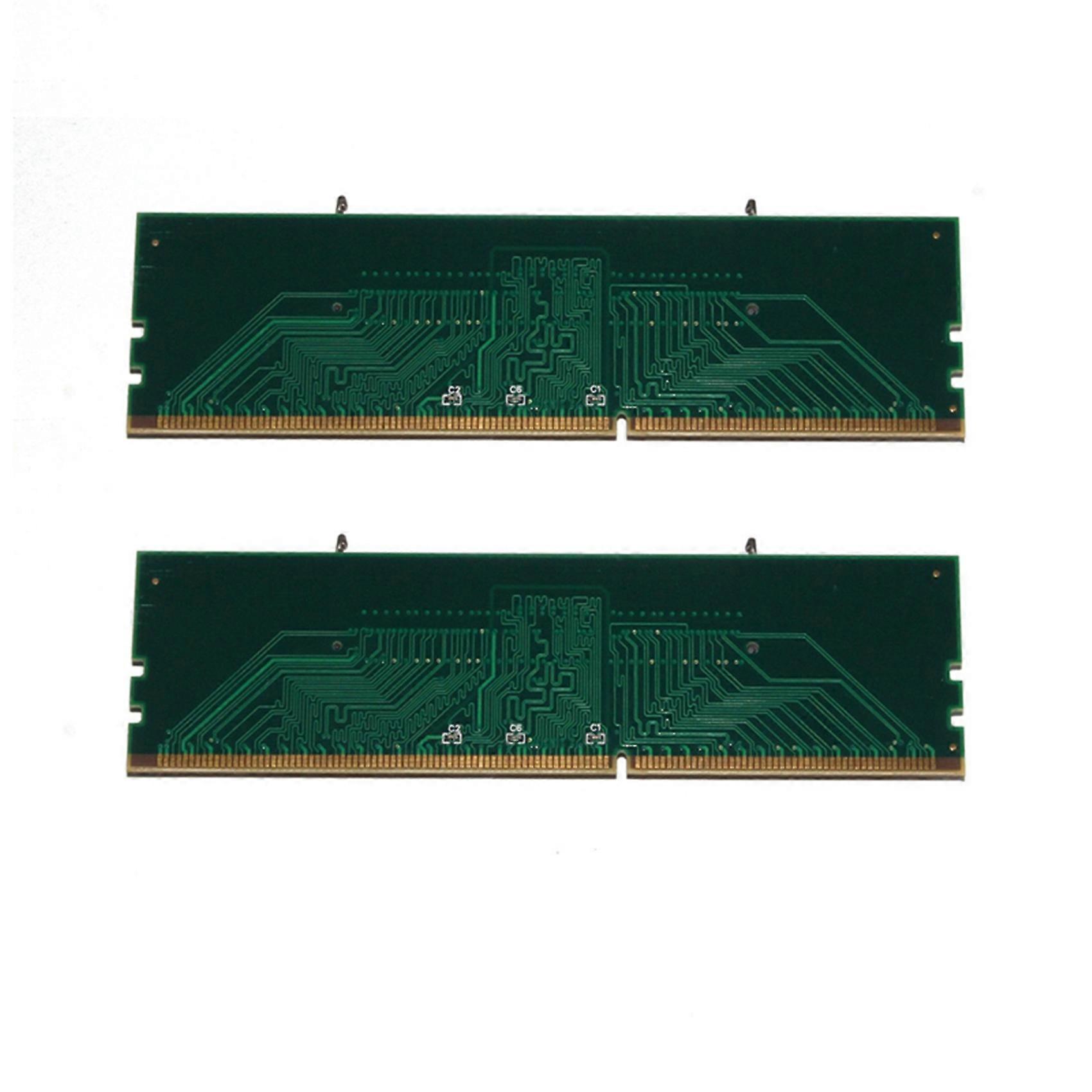 2X 1.5V DDR3 204 Pin Laptop SO-DIMM to Desktop DIMM Slot Memory Adapter