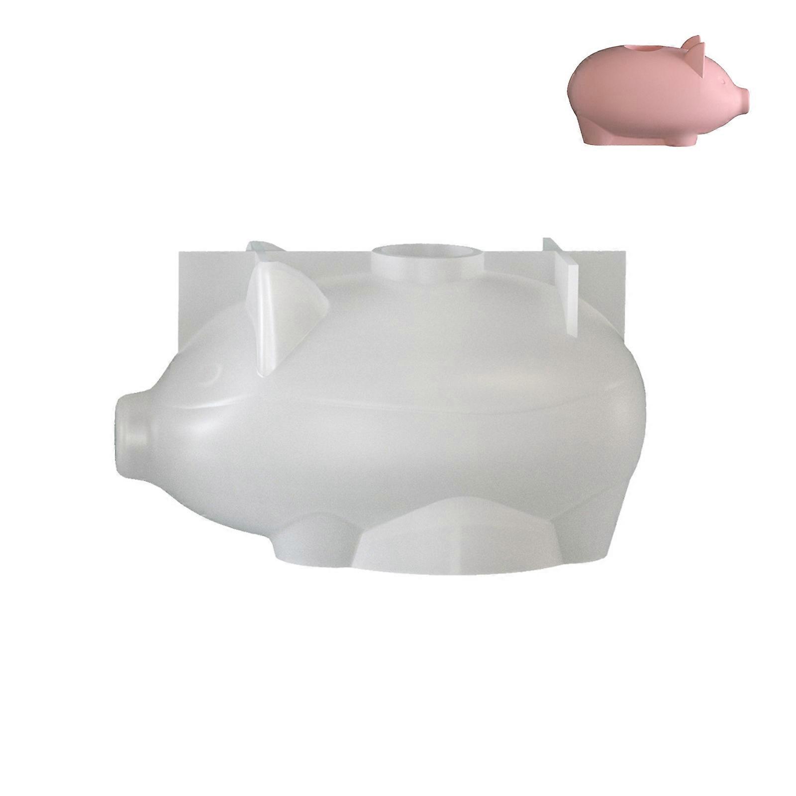 Sturdy Silicone Mold for Creating Crystal Drip Glues Pig Candle Holder Base Ornament Ideal DIY Enthusiasts Craft Multicolor