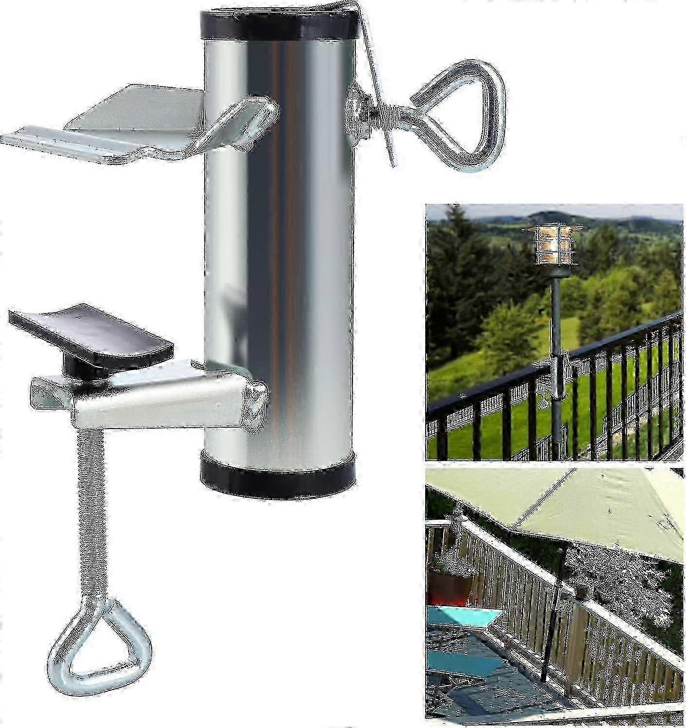 Patio Umbrella Clamp for Deck and Balcony