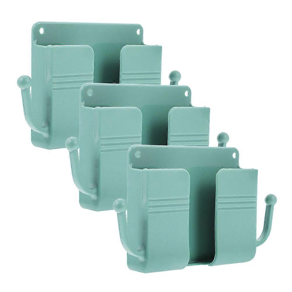 Remote Controller Holder Plastic Organizer for 6Pcs Sticky Storage Boxes
