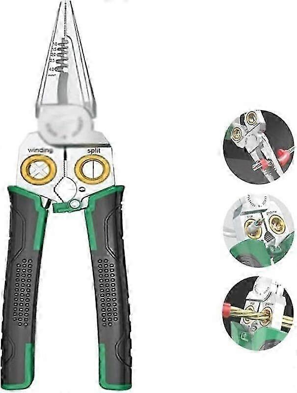8 in 1 Multi-Function Wire Stripping Pliers, Professional Wire Stripping Tool