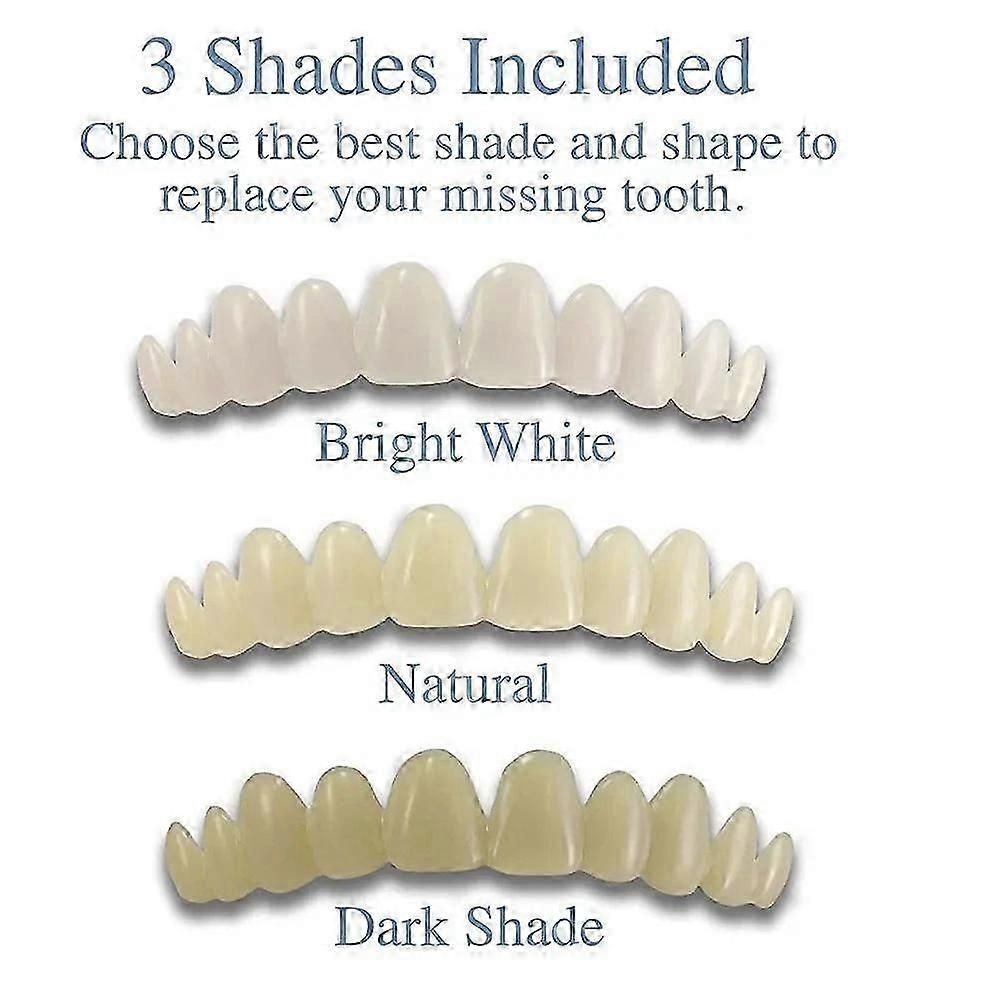 Multi-Shade Instant Temporary Smile Temporary Replacement Teeth Kit