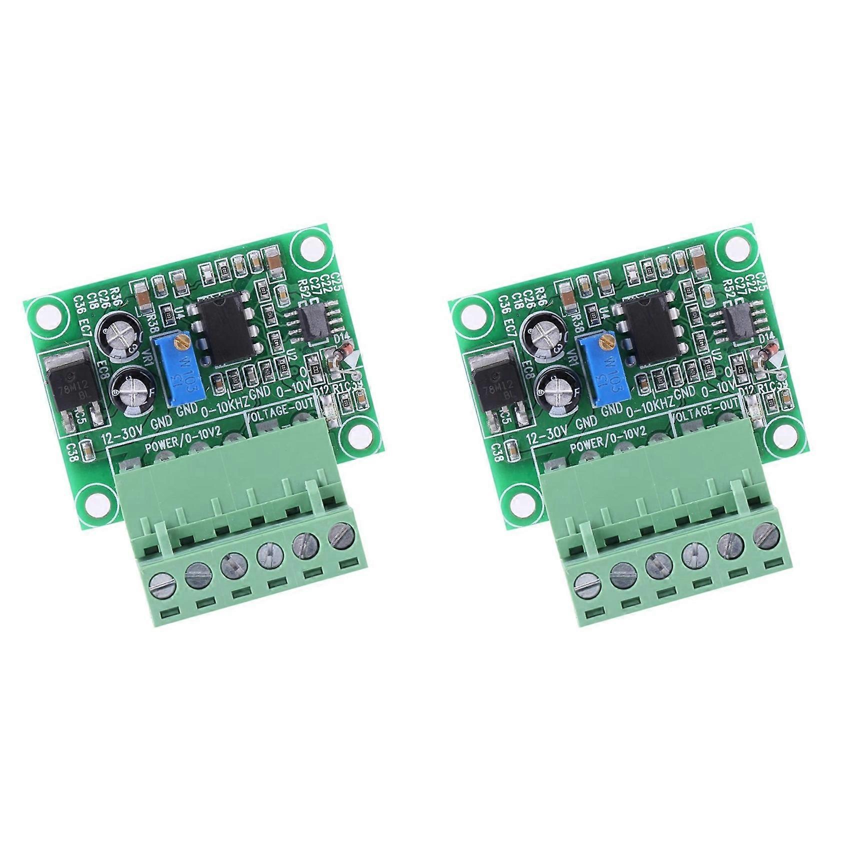 2X Frequency Conversion Voltage Converter 0-10V/5V F/V Digital to Analog Frequency Converter Interface Engraving Machine