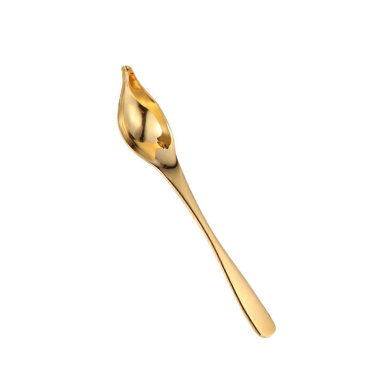 Stainless Steel Decorating Spoon with Precision Spout for Chocolate Drizzle and Dessert Plating