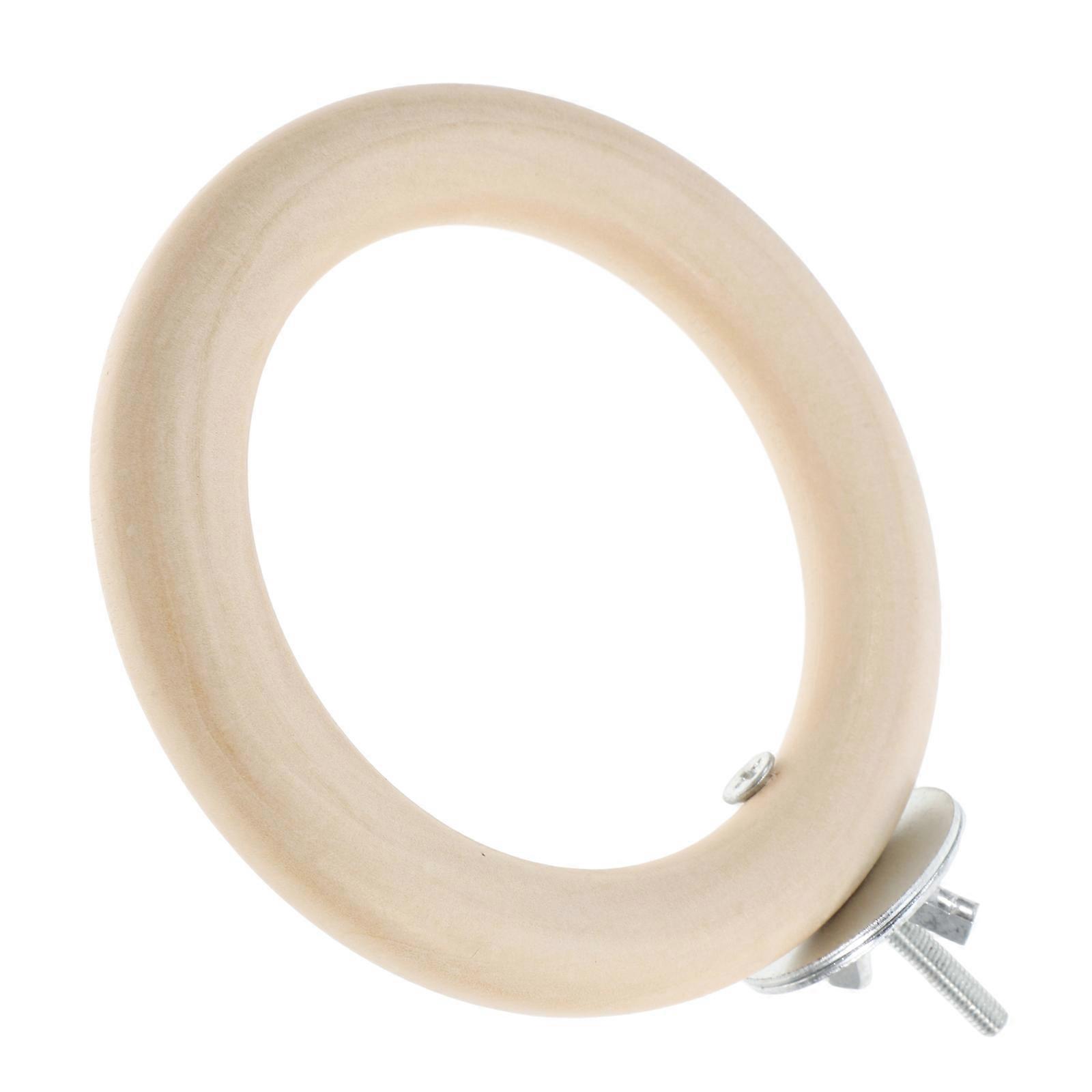 Bird Stand Round Wooden Platform for Parrot Play Single Unit