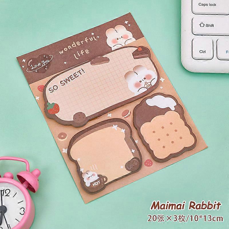 Original Cartoon Combination Notes Ins Creative Message N-time Sticker Student Cute Hand Account  Paper