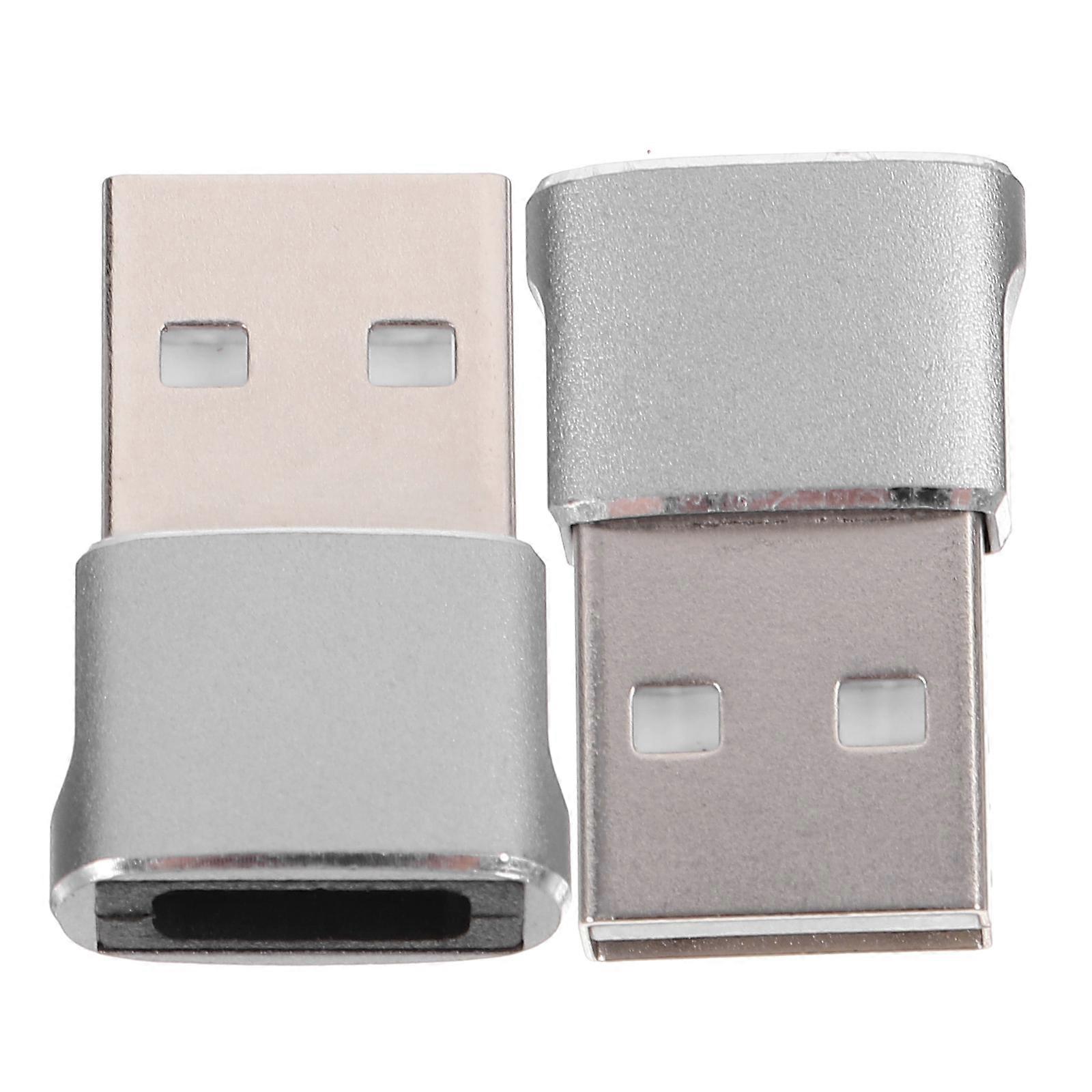 USB-C Adapter for Phone Use with Fast Charging Function 2Pcs Converter
