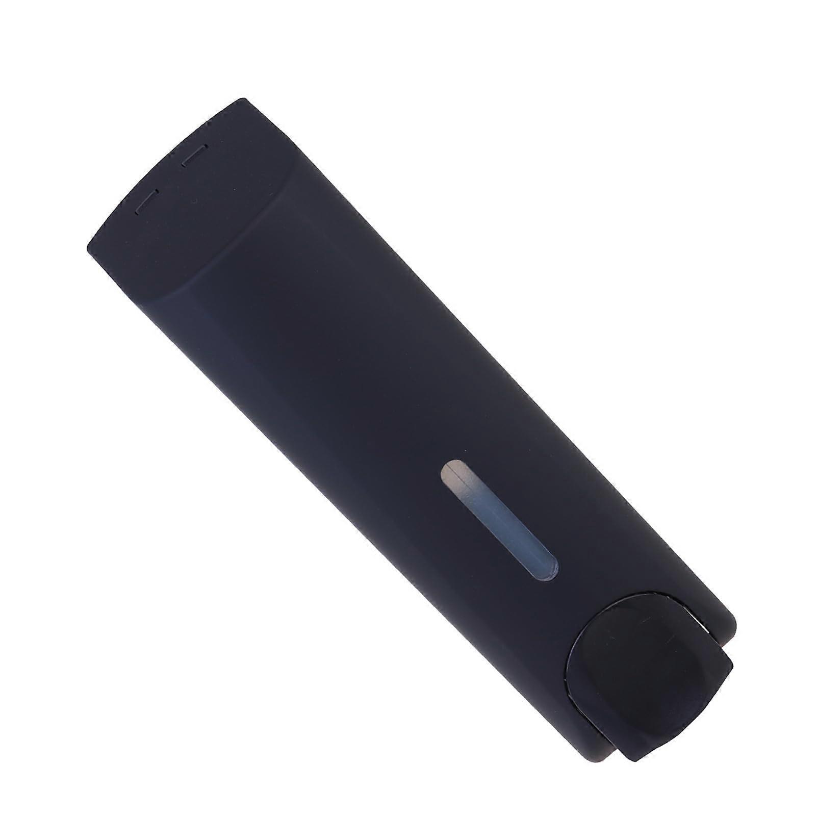 Wall Mounted Soap Dispenser with Easy Push for Shampoo and Lotion, Space Saving Black Bathroom