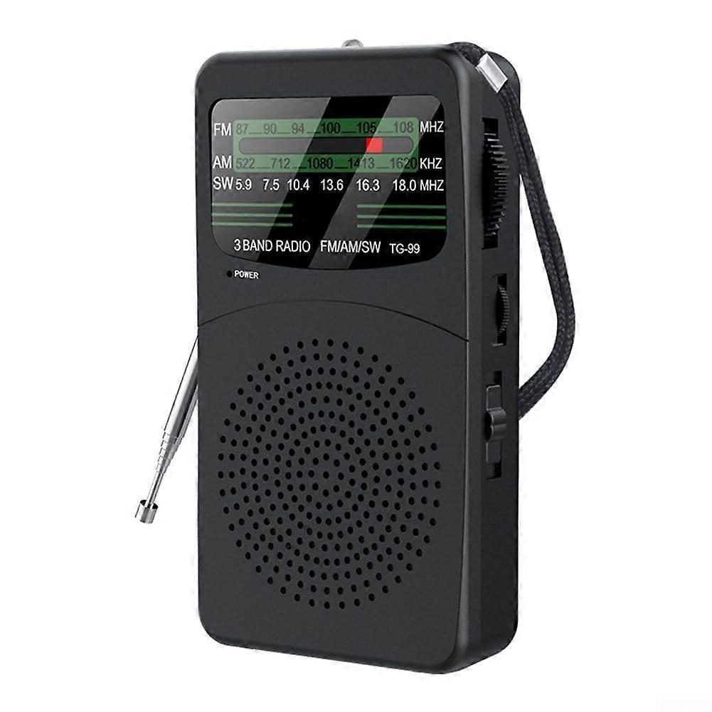 Portable Shortwave Radios BatteryPowered Radio With FM AM SW Reception For Outdoor Indoor And Emergency Use