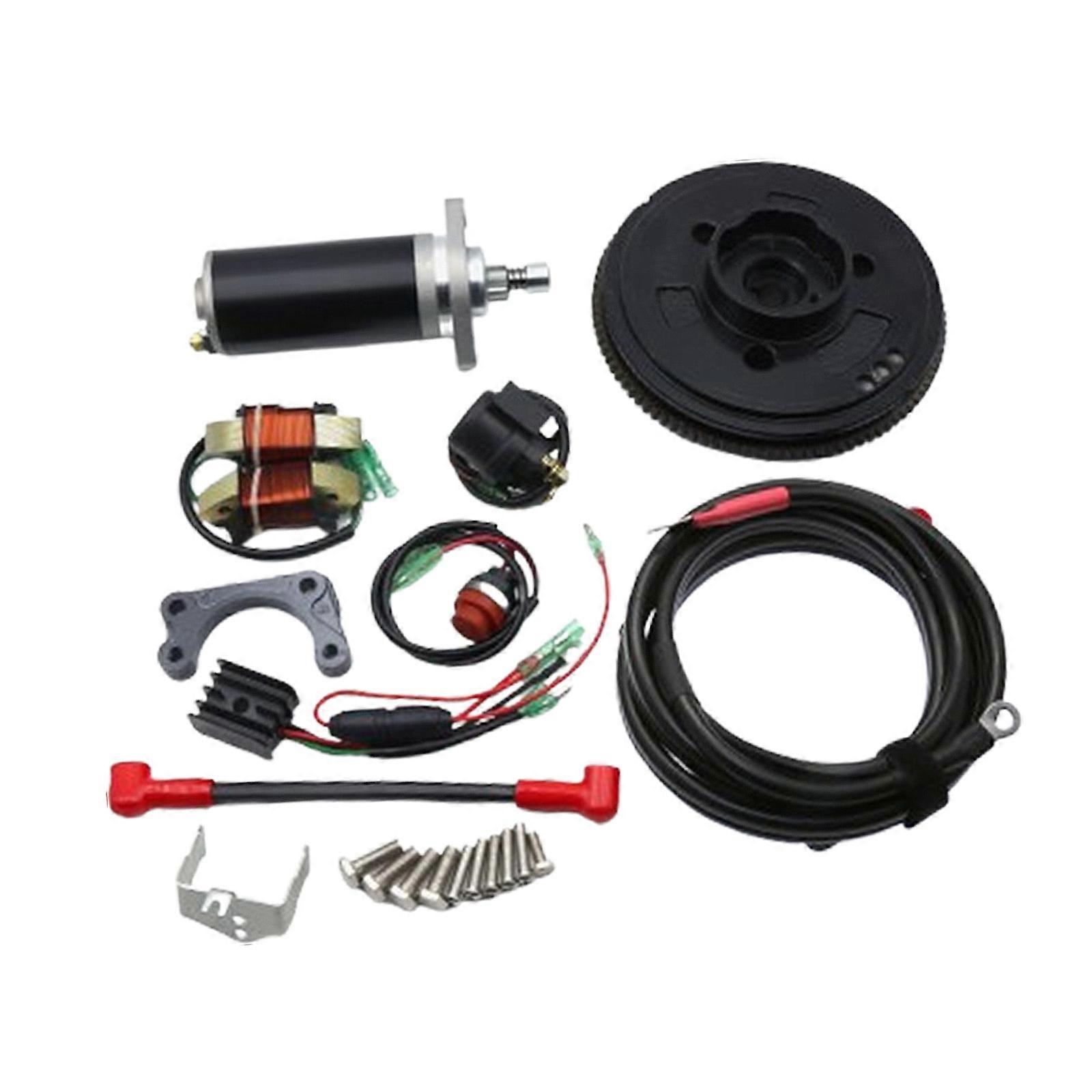 1set Electrical start conversion kit For Mercory 4 Stroke 9.9HP Outboard Motor