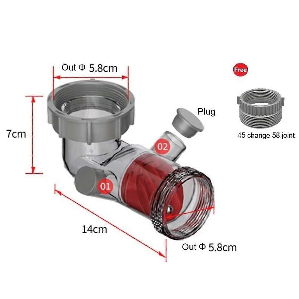 Odor Proof Wash Basin Drainage Pipe Kit plastic Drain Pipe Joint  Pipeline Accessory