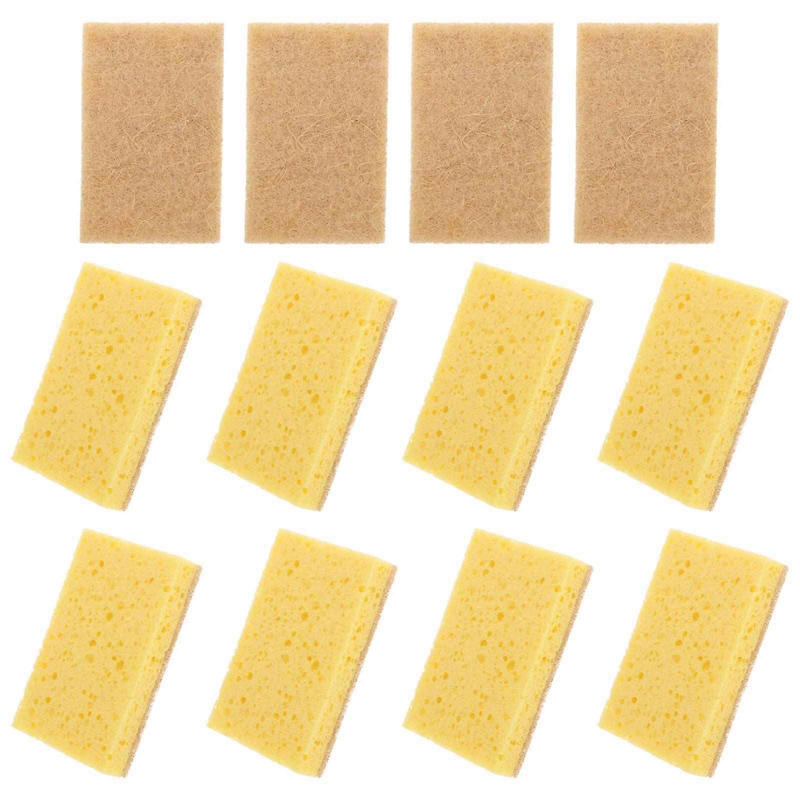 Kitchen Sponges Reusable Dish Sponge for Multi-Functional Cleaning 12Pcs Set