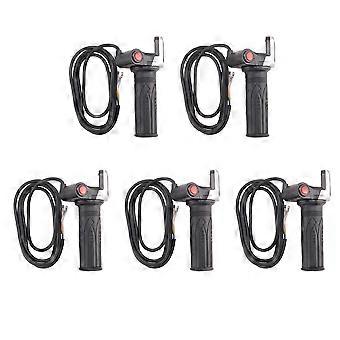 5x 48V elektrische fietsscooter met snelheidsregelaar, gashendel, display en schakelaar, e-bike draaigashendel, gashendel, stuurgreep