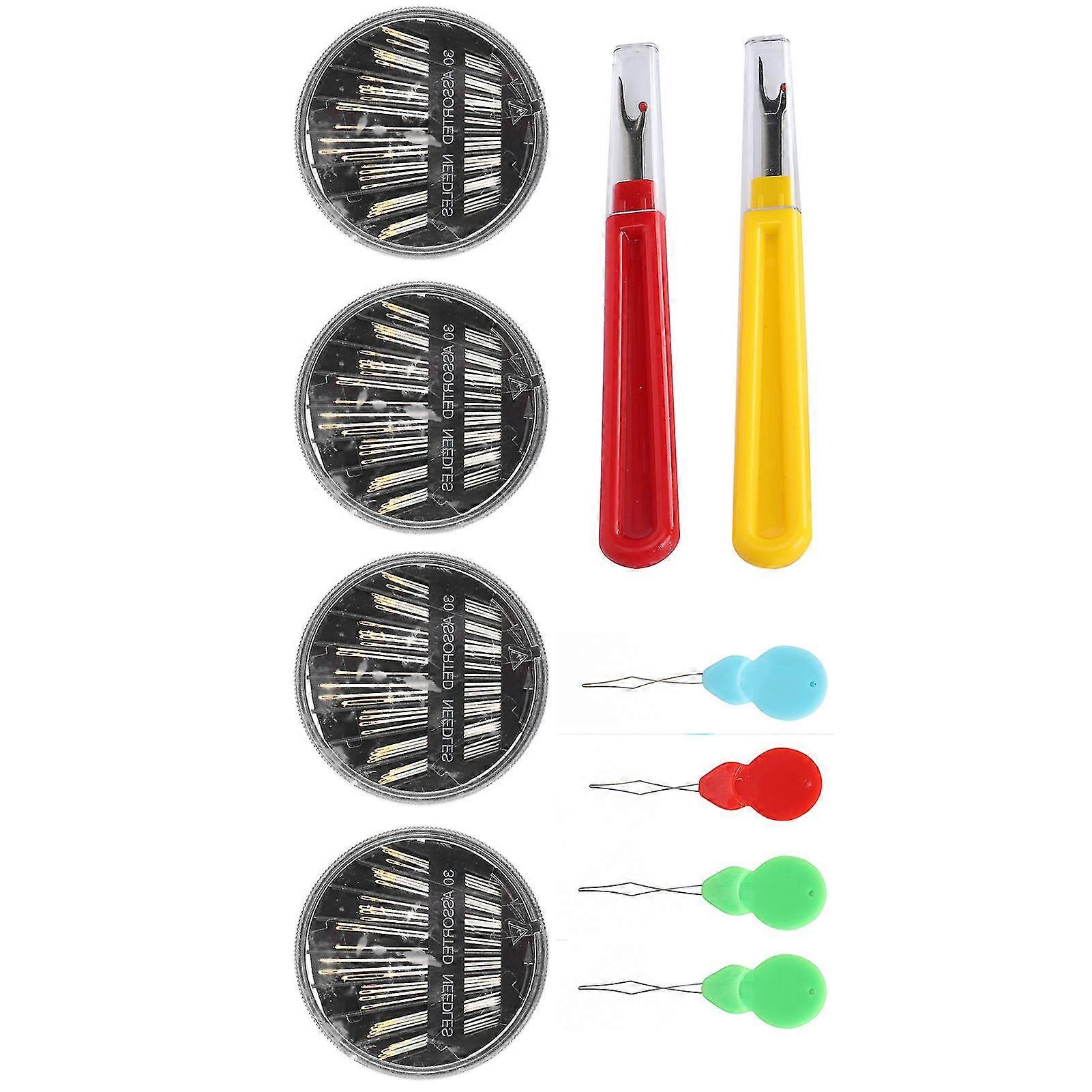 Sewing Tools Set Boxed Hand Needle Thread Remover Elderly Automatic Threader DIY Kit