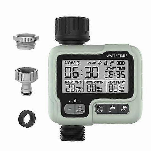 Large Screen Display Garden Watering Timer Irrigation Controller Digital Programmable Faucet Watering Irrigation System 26-27s