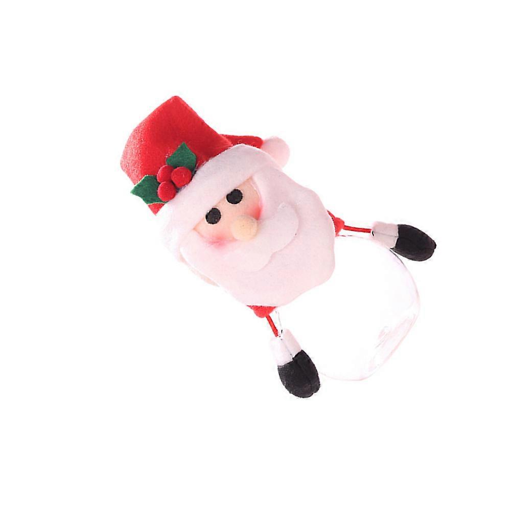 Red Christmas Candy Box Santa Claus Shape for Decoration