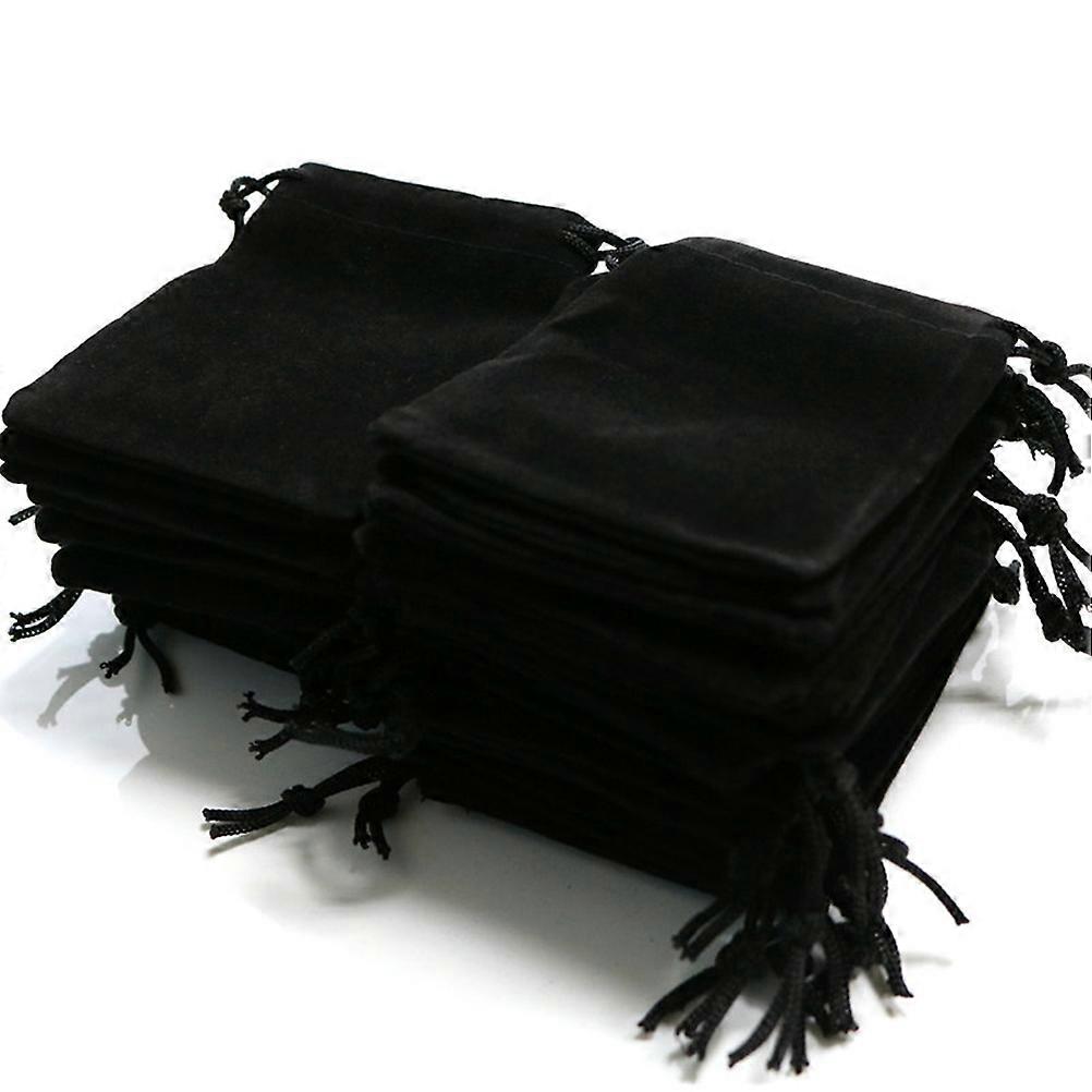 Plush Drawstring Bag for Jewelry Storage 50Pcs Pouches