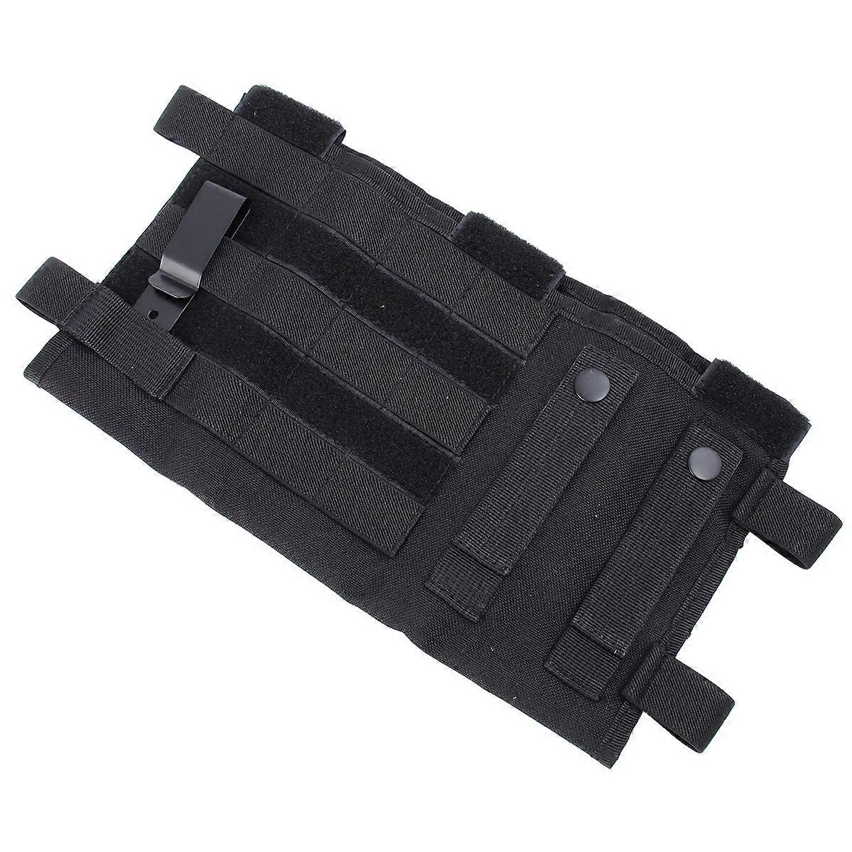 Black Nylon Sun Visor Organizer with Multi Pockets for Car Storage Use Fits All Vehicles