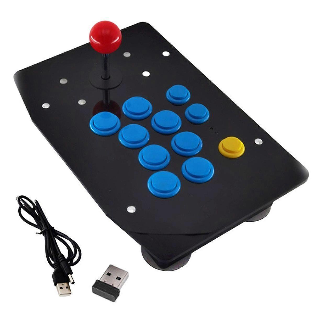 2.4G Fighting Wireless Joystick Game Controller GamePad for TV Set-Top Box Computer Gameing Rocker