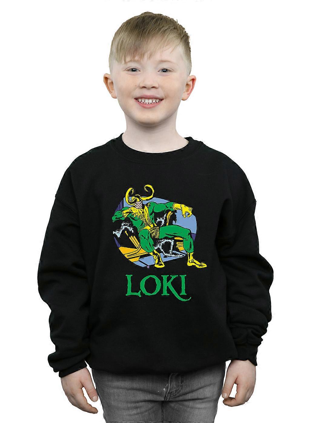 Marvel Boys Loki Throne Sweatshirt
