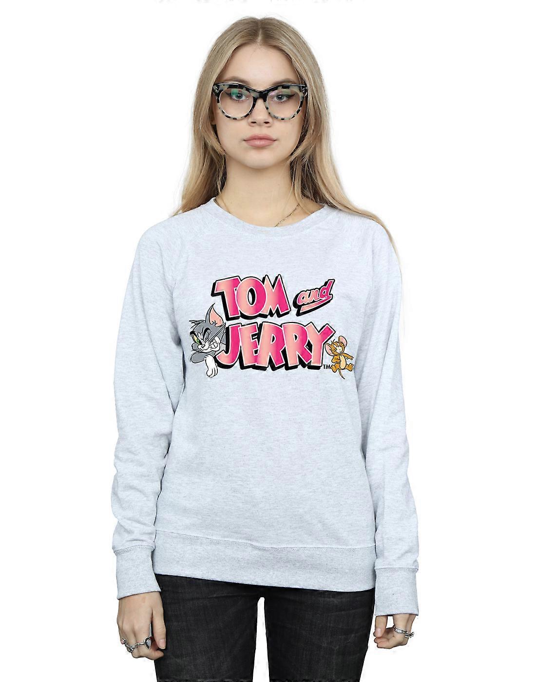 Tom og Jerry Kvinner's Gradient Logo Sweatshirt