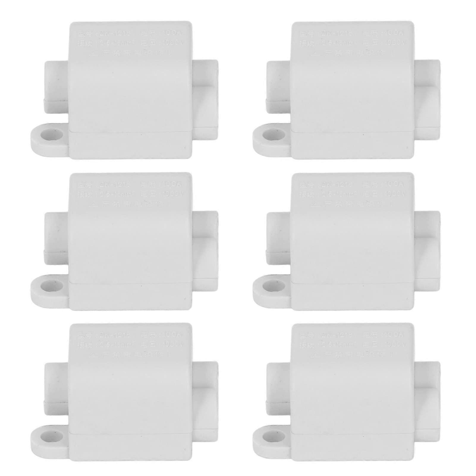 6PCS T Type Wire Connector 100A  Power No Break Electrical Splitter for Home Wiring