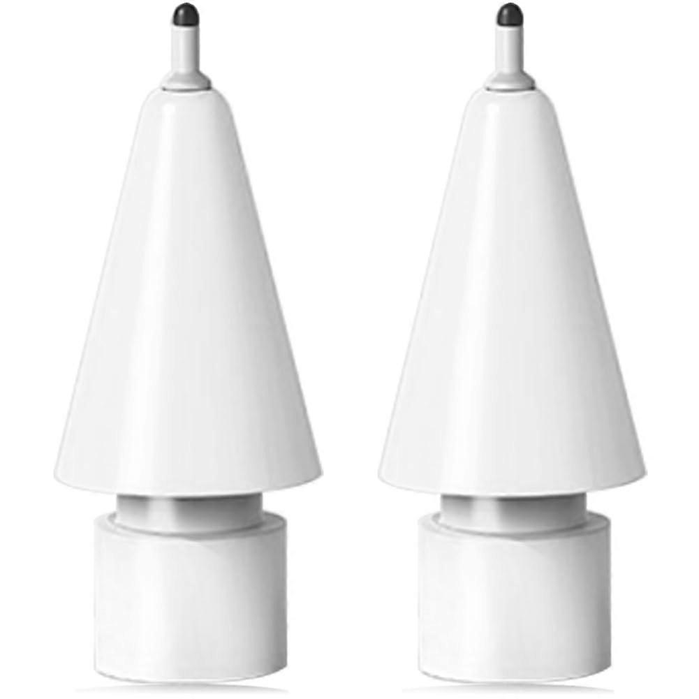 2 Pack Soft Rubber AntiScratch Nibs Tips for Precise Control Replacement for Apple Pencil