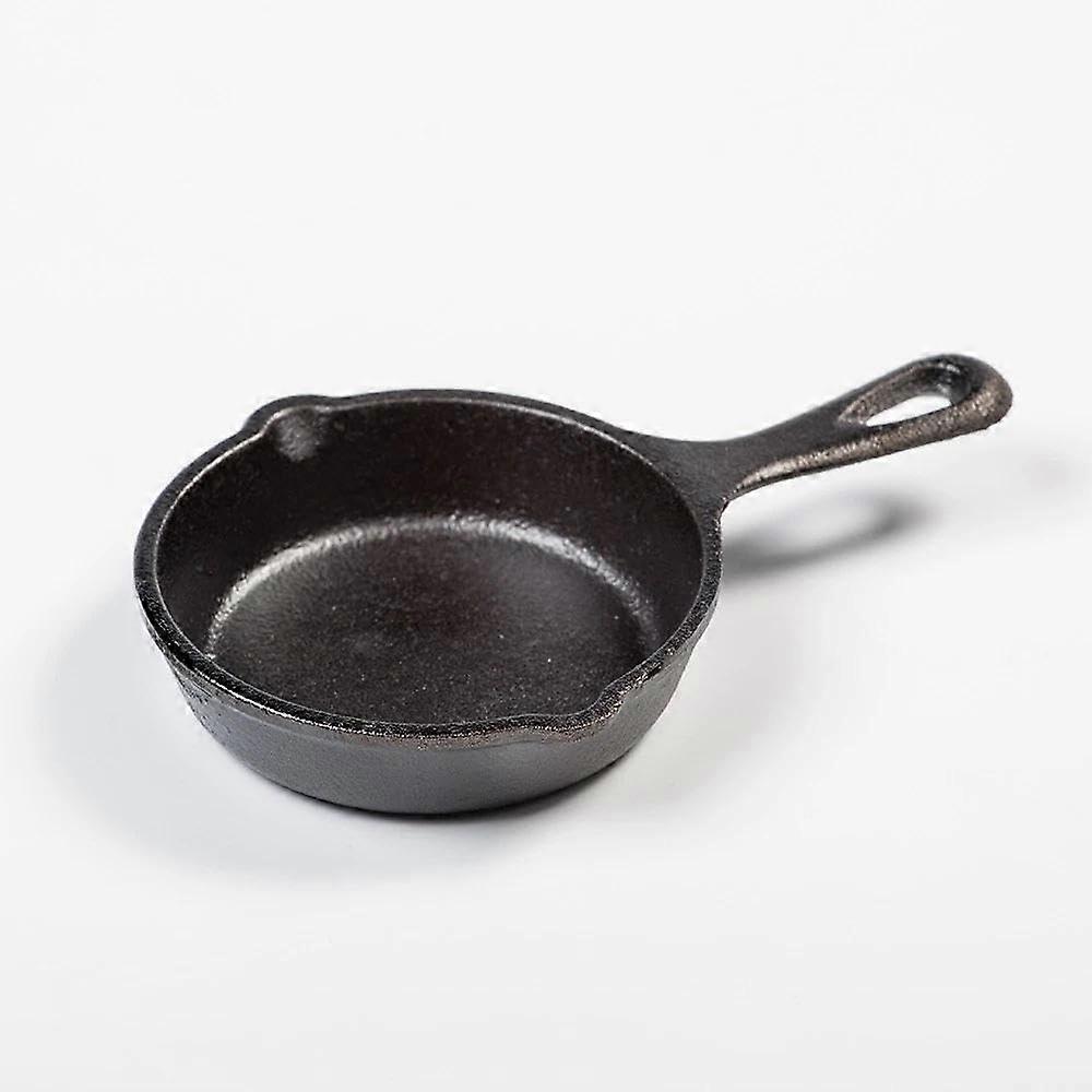 Mini Cast Iron Skillet 3.5 Inch Black Pan for Appetizers and Elegant Table Presentation