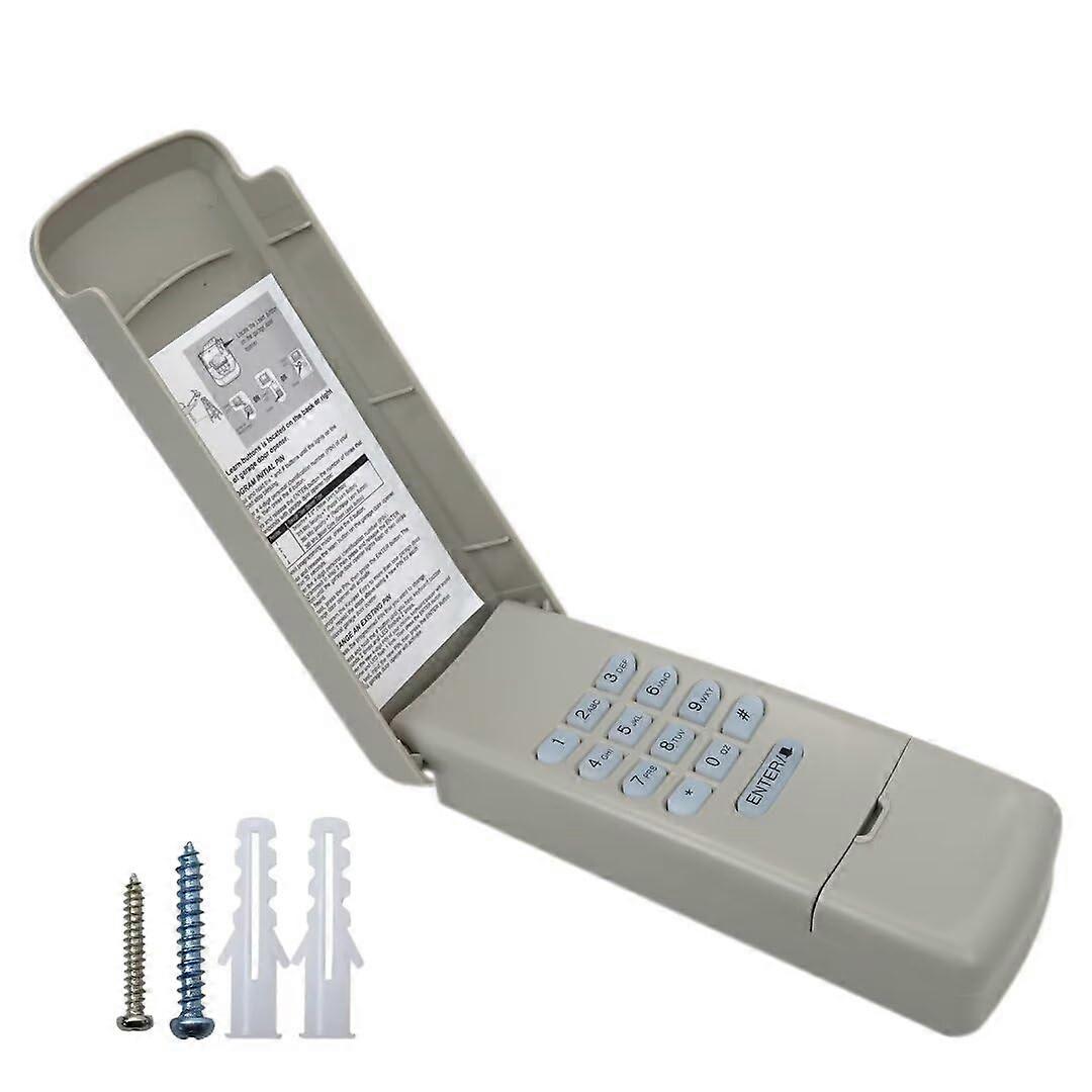 Wireless Garage Door Keypad for Linear Openers with Backlit Waterproof Design and PIN Access