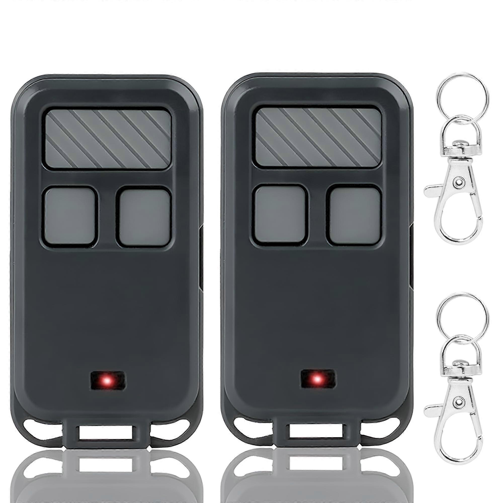 Garage Door Opener Remote 2 Pack, Compatible with LiftMaster Chamberlain Craftsman, Secure Rolling Code