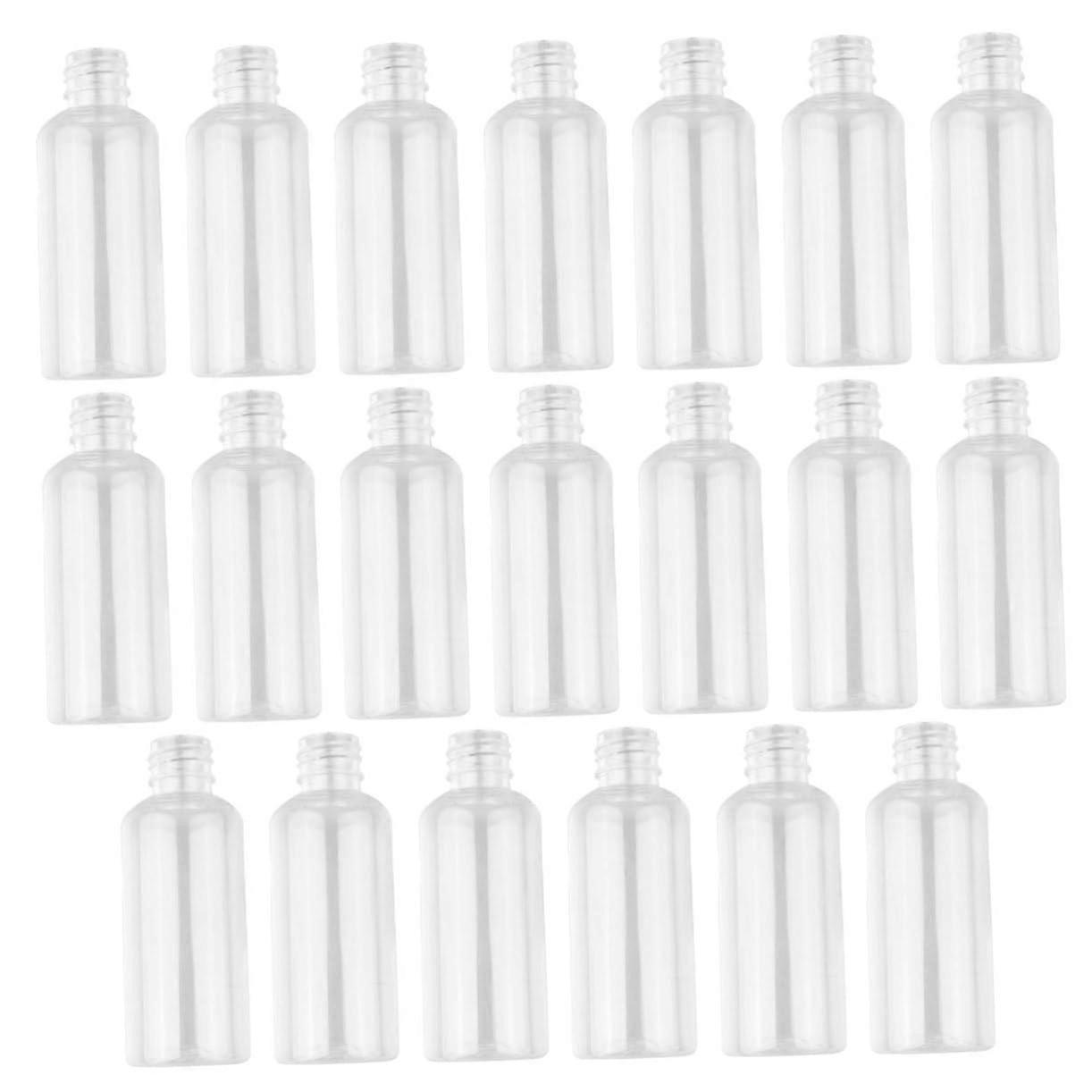 Transparent Plastic Squeeze Bottles with Pointed Tip Caps for Liquids Cosmetics Paint Multipack