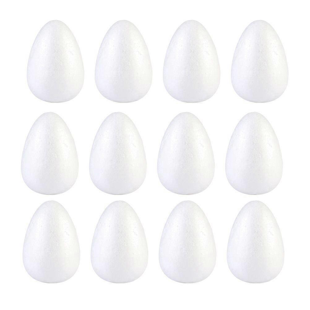 12pcs Easter DIY Eggs Hand-made Painting Eggs Easter Party Decor Supplies