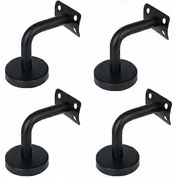 Guardrail Bracket Black Rustproof 5cm Diameter DIY Stair Handrail Installation Accessories