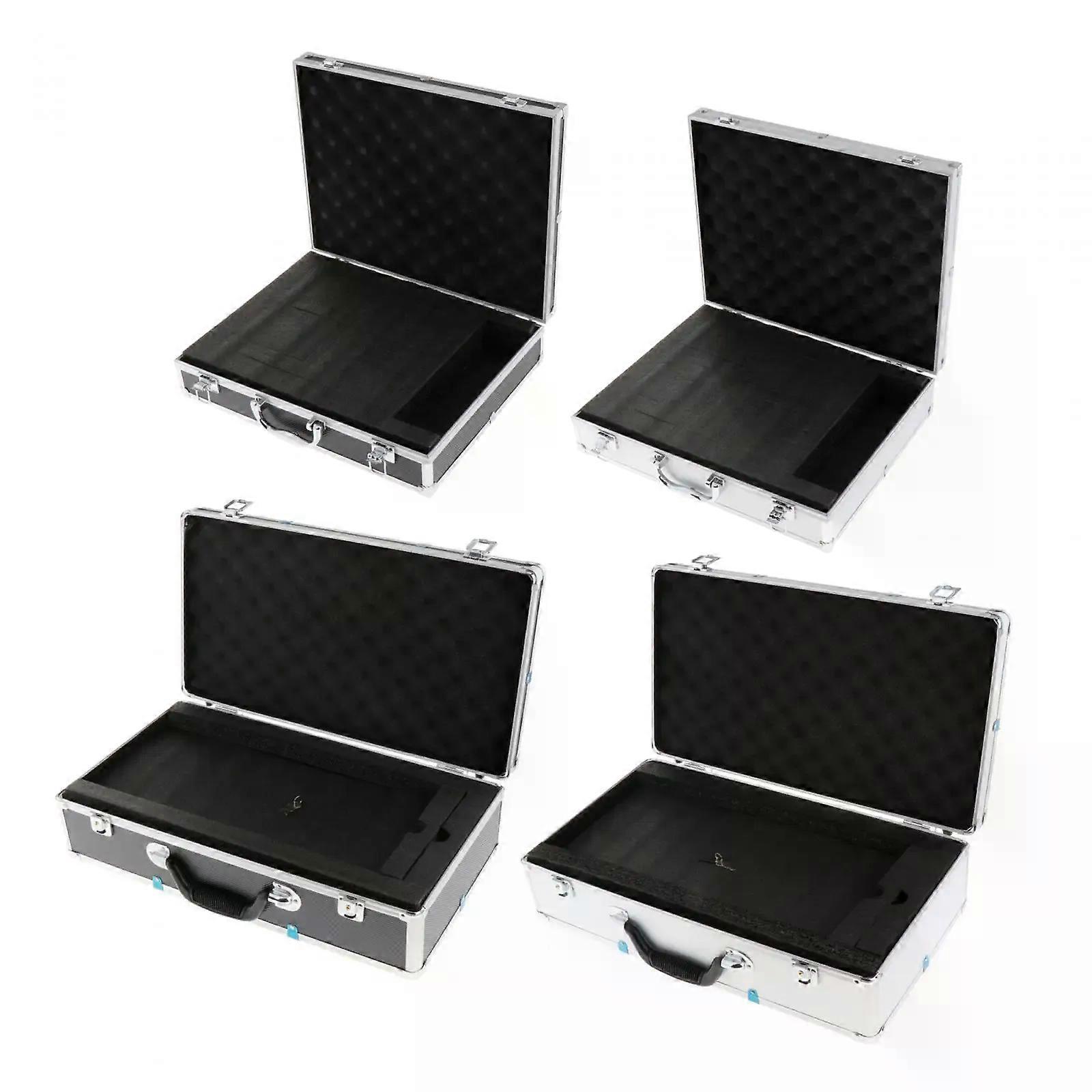 Microphone Carry Case Mic Case Hard Control Room Stage Instrument Box Foam Case