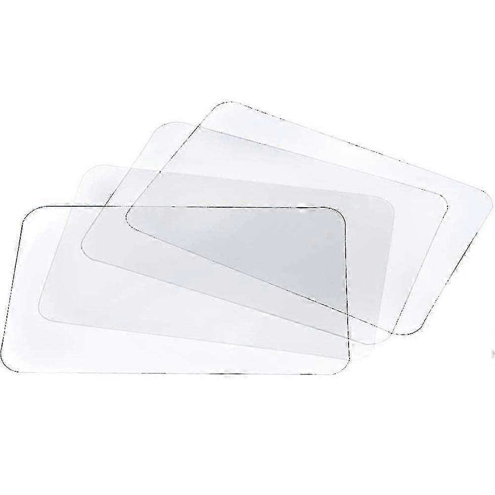 8pcs Transparent Heat-resistant Non-slip Kitchen Table Placemat Set