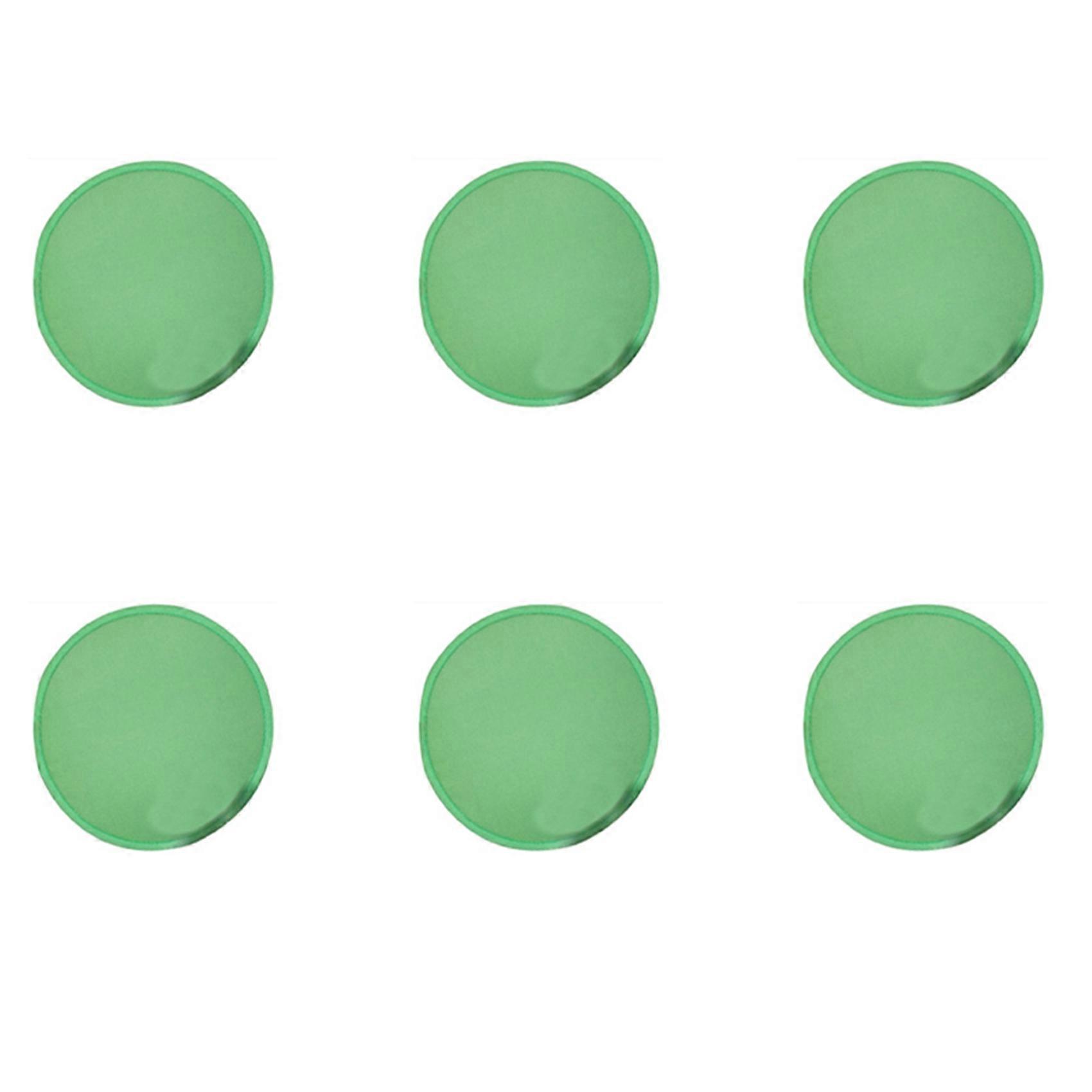 6X Foldable Round Fan-Green