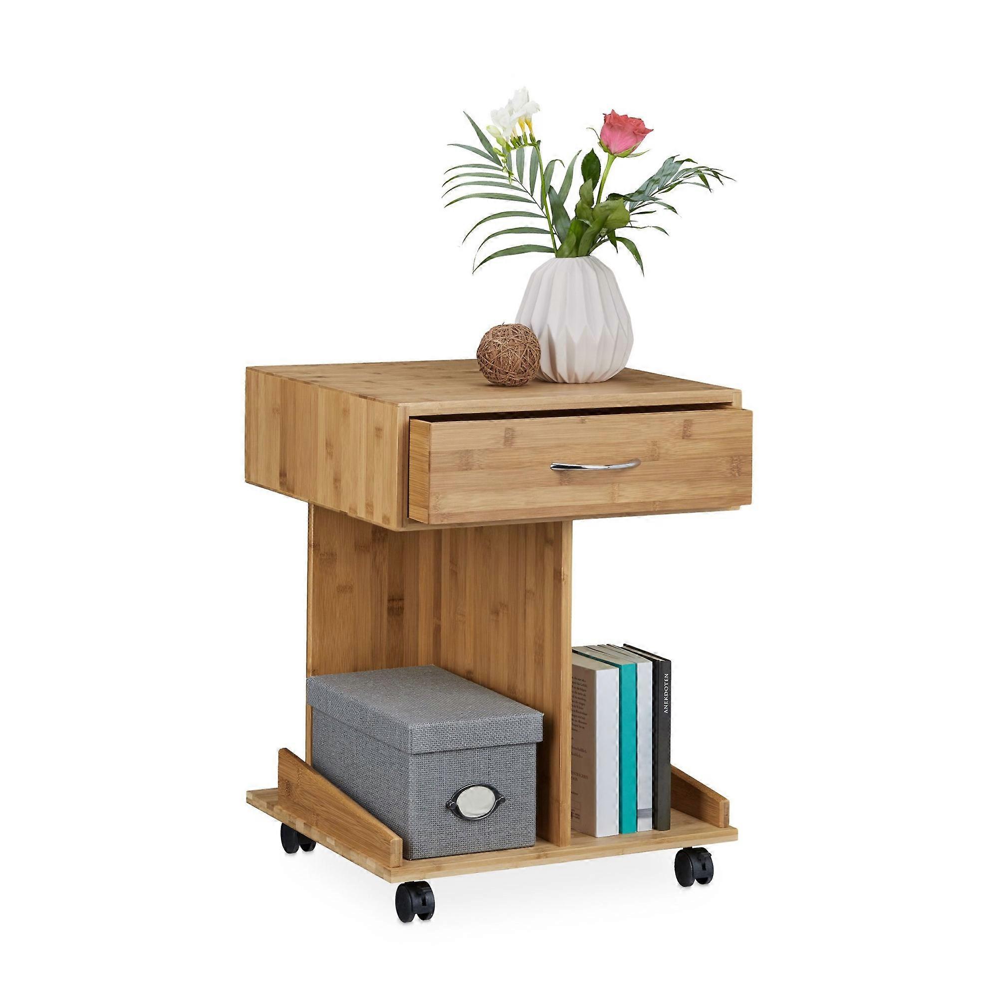 Sidobord med hjul