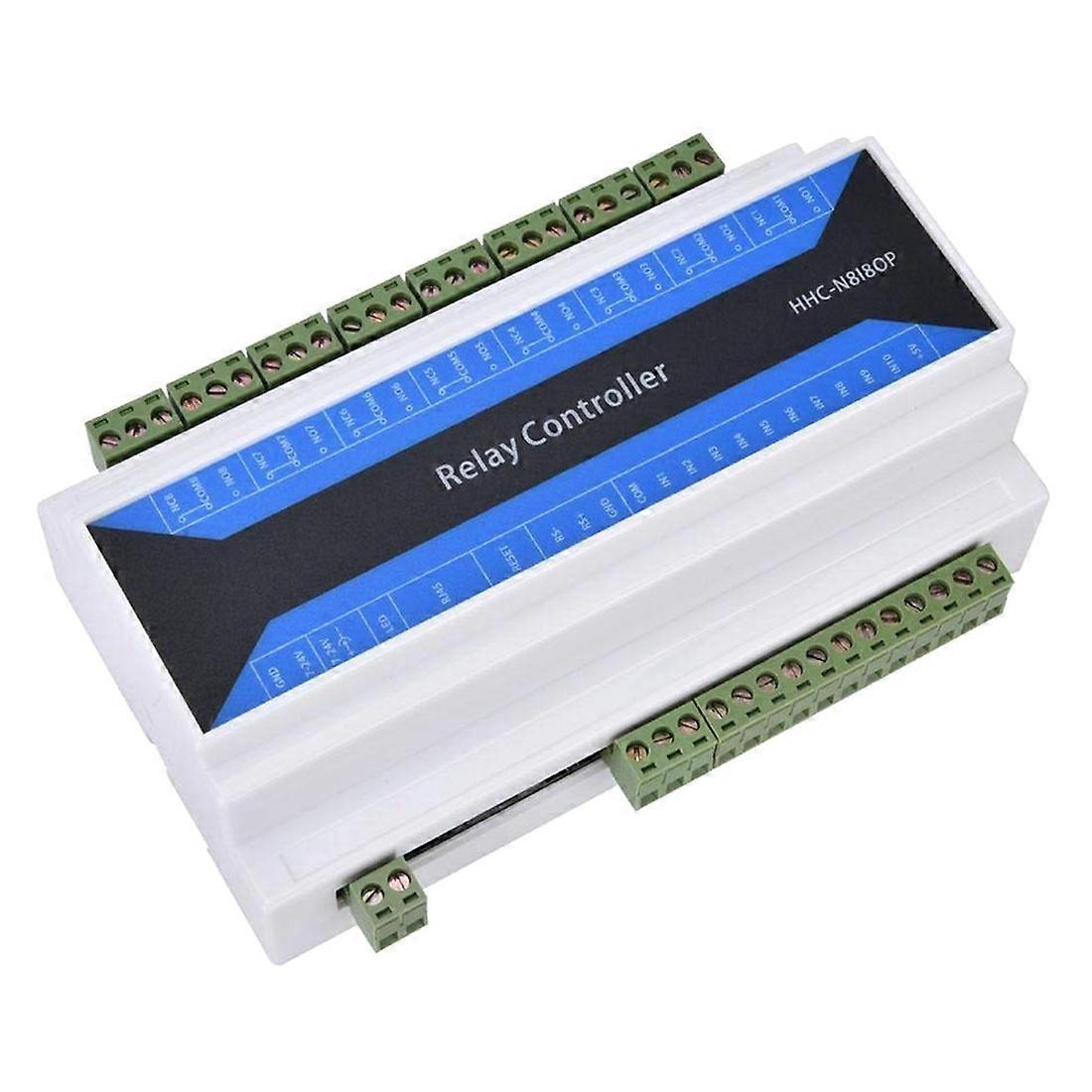 8 Channel Network Relay Module Remote Control Relay Device Ethernet to RS485 TCP Relay Module,DIY Programming Module
