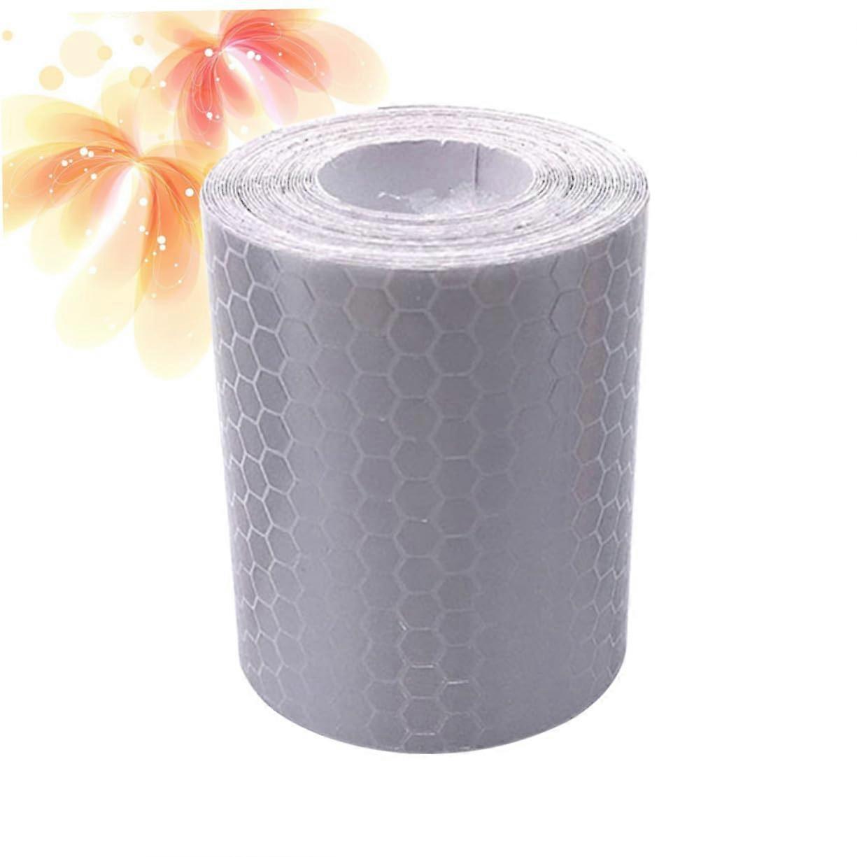 4PCS White Reflective Tape  Visibility Waterproof Safety Strips for Trucks Trailers Bikes