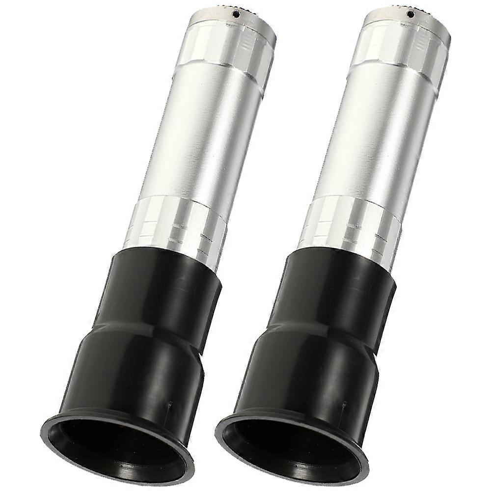 Egg Candling Lamp Egg Tester Handheld for Incubation 2Pcs Silver