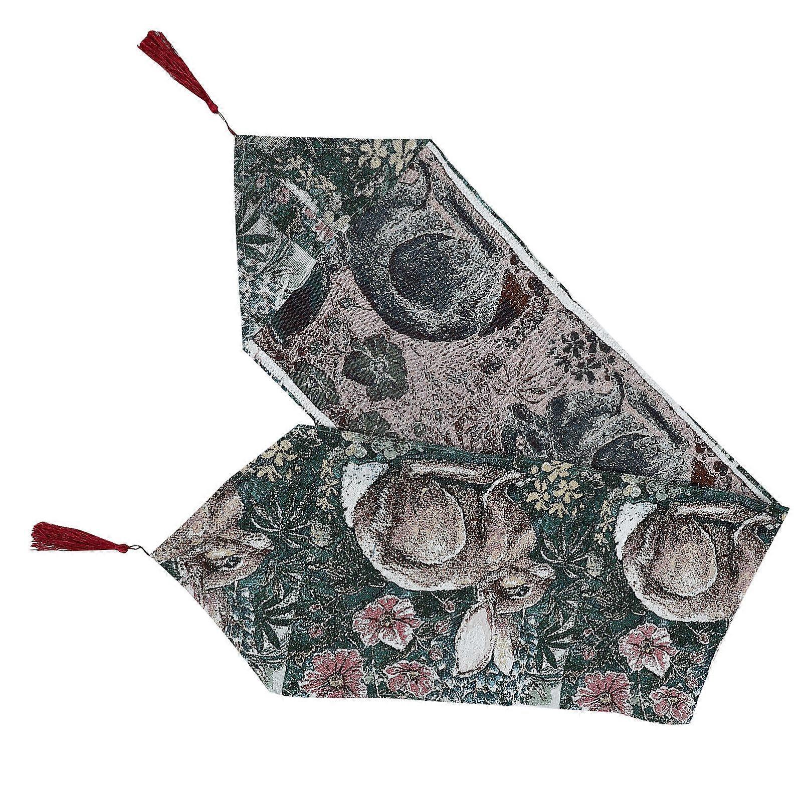 Holiday Party Easter Table Runner Cloth for Decoration Assorted Color 2Pcs